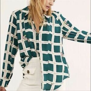 Free People |  Window To My Heart Button Down Shirt Size M